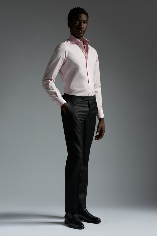 Isaia Mix Dress Shirt Shirt Light Pink