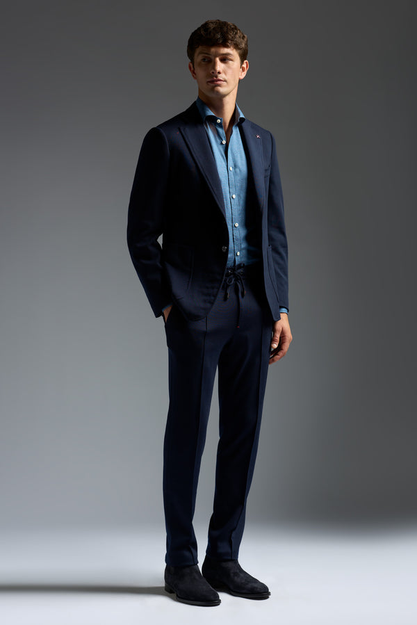 Isaia Mix Sport Shirt Sport Shirt Blue