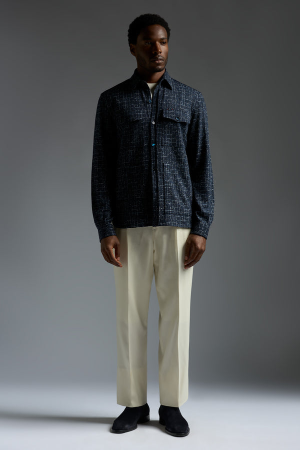 Isaia Overshirt Overshirt Navy