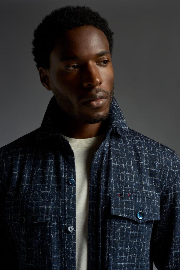 Isaia Overshirt Overshirt Navy