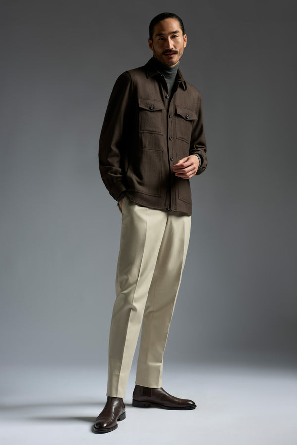 Isaia Overshirt Overshirt Off White