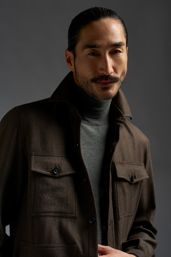 Isaia Overshirt Overshirt Off White