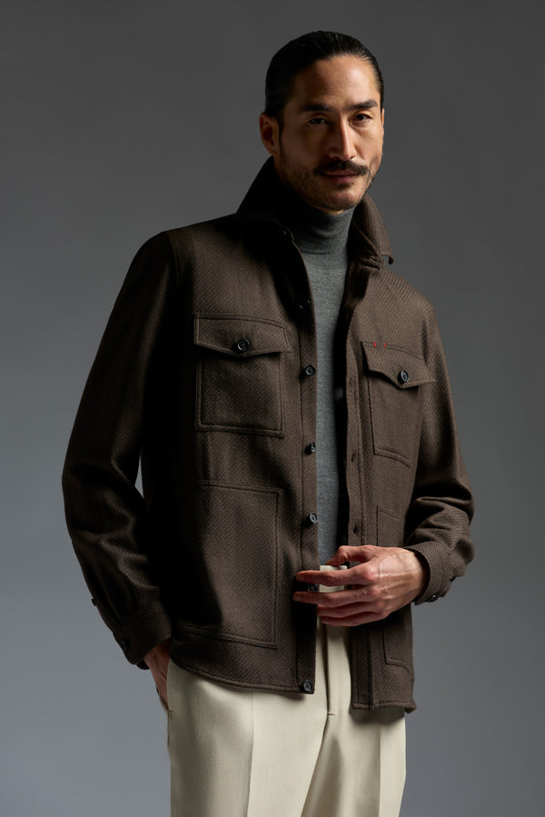 isaia Overshirt Overshirt Off White