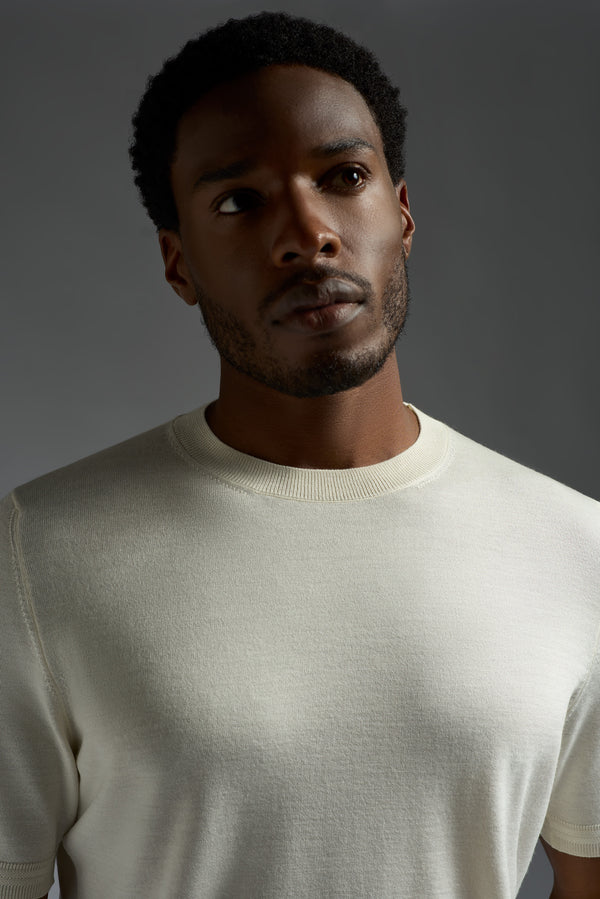 Isaia T-Shirt Knitwear White