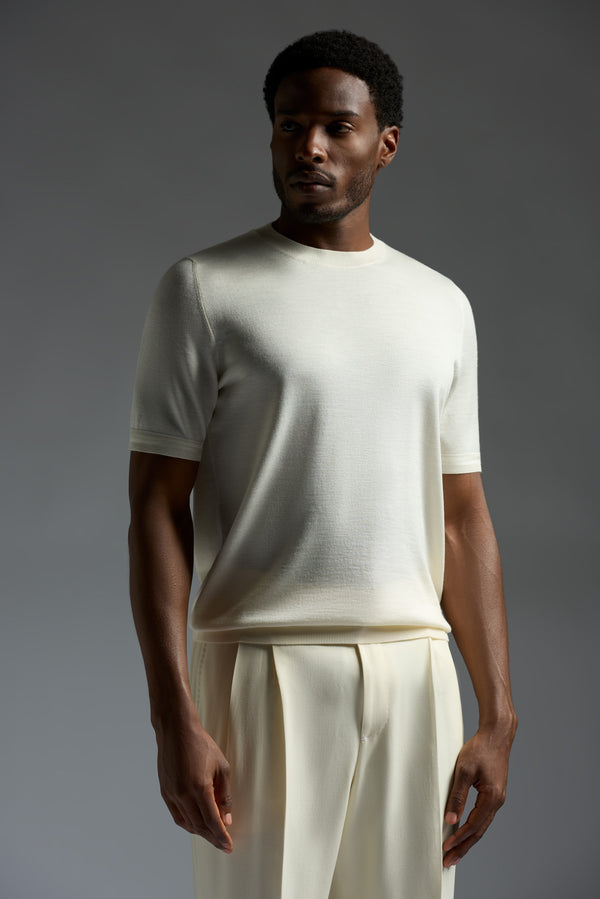 isaia T-Shirt Knitwear White