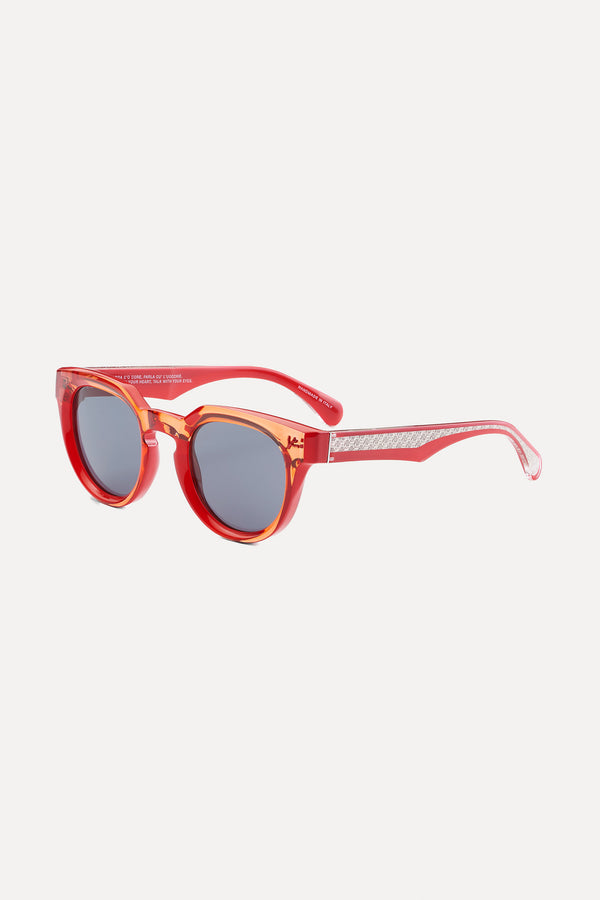 Isaia Totò Sunglasses Eyewear White