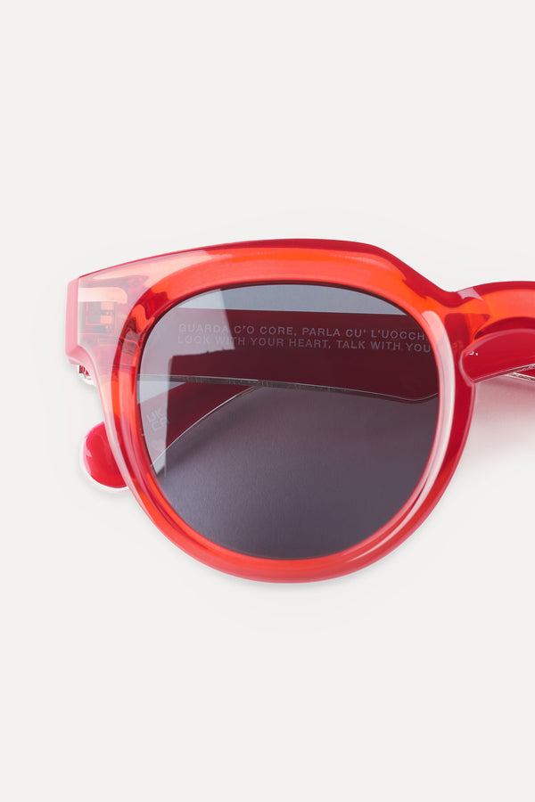 Isaia Totò Sunglasses Eyewear White