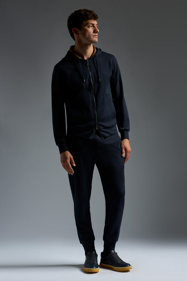 isaia Track Pant Track Pant Blue And Brown