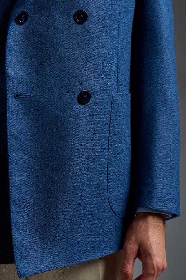 isaia Marechiaro Double Breasted Sport Jacket Jacket Blue