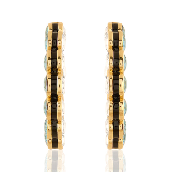 Isharya Aqua Goals Statement Reversible Earrings Earrings