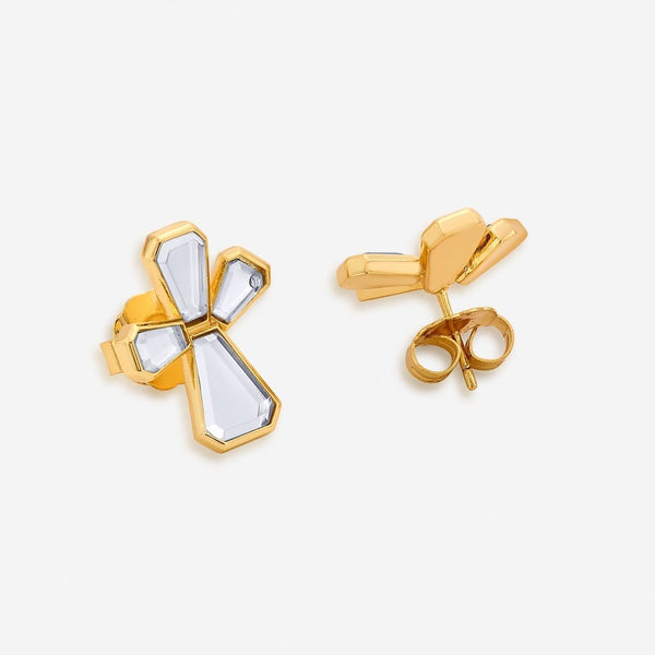 Isharya Ayaana Abstract Petals Stud Earrings Earrings