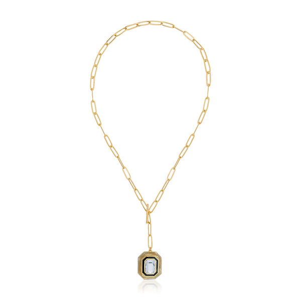 isharya Bling Infinity Cut Crystal Y-Necklace Necklaces