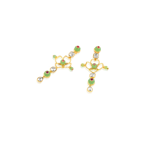 Isharya Botanic Brilliance Dangler Earrings Earrings