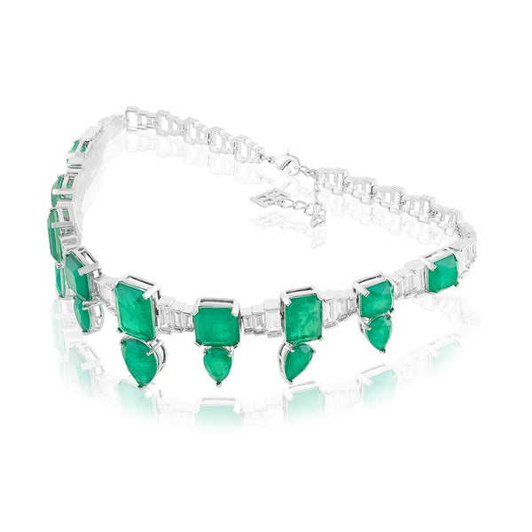 Isharya Emerald Celestial Luxe Choker Necklace Necklaces