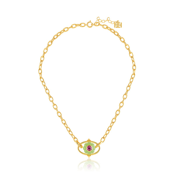 Isharya Enchanted Blossom Pendant Necklace Necklaces