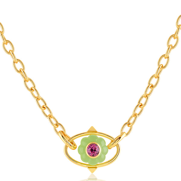 Isharya Enchanted Blossom Pendant Necklace Necklaces