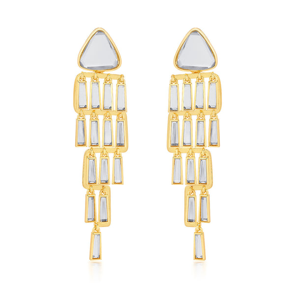 isharya Fête Mirror Waterfall Earrings Earrings Gold