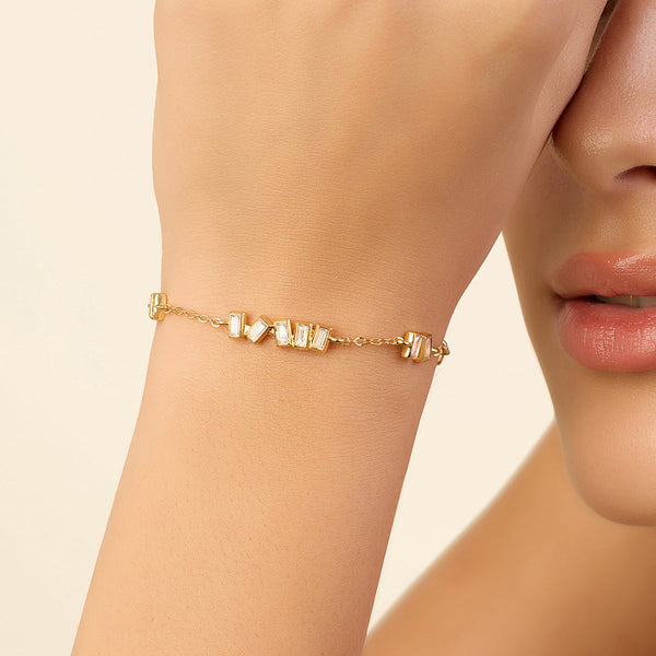 isharya Abstract CZ Bracelet Bracelets