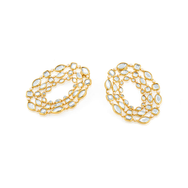 Isharya Alizeh Statement Studs Earrings