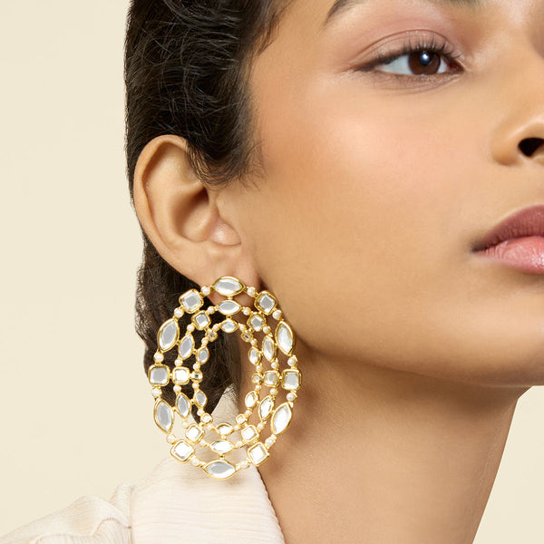 isharya Alizeh Statement Studs Earrings