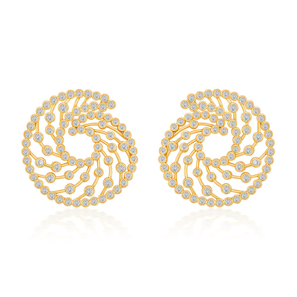 isharya Amara Lattice Swirl Earrings Earrings