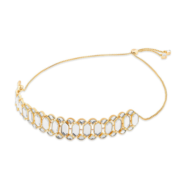 Isharya Amara Mirror Choker Necklace Choker Gold