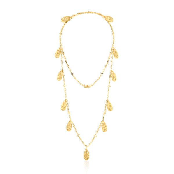 Isharya Amendoeira Charm Necklace Necklace