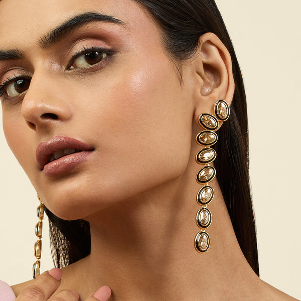 isharya Amethyst Kelp Mismatched Earrings Earrings