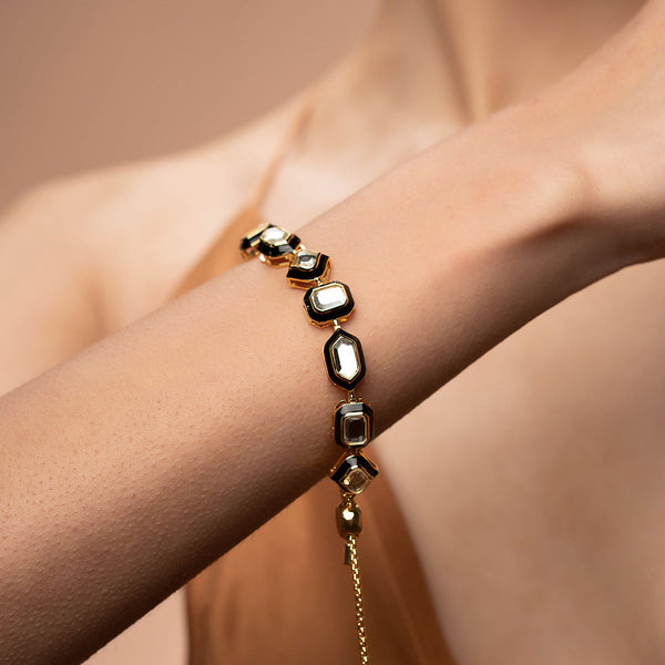 isharya Amina Mirror Chain Bracelet Bracelets