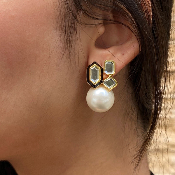 isharya Amina Mismatched Stud Earrings Earrings