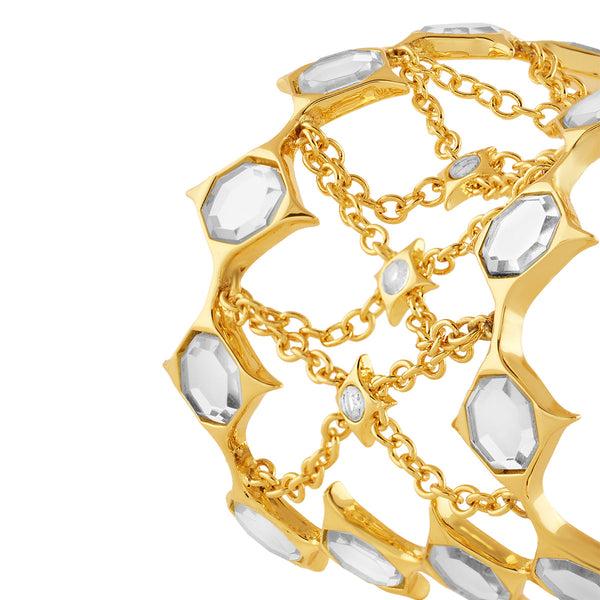 Isharya Angel Dust Mirror Statement Cuff Cuff XS