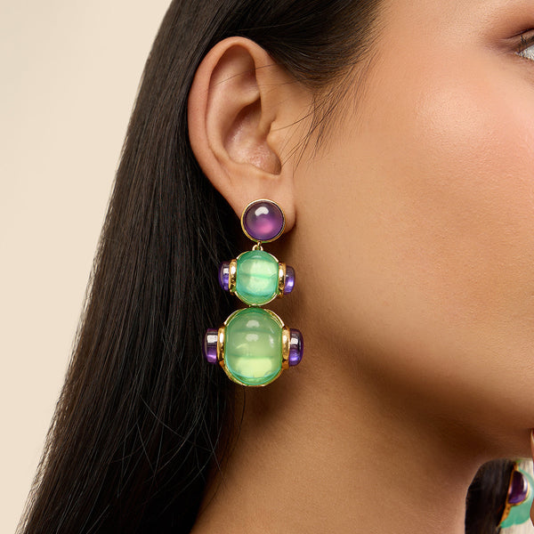 isharya Aqua Amethyst Earrings Earrings
