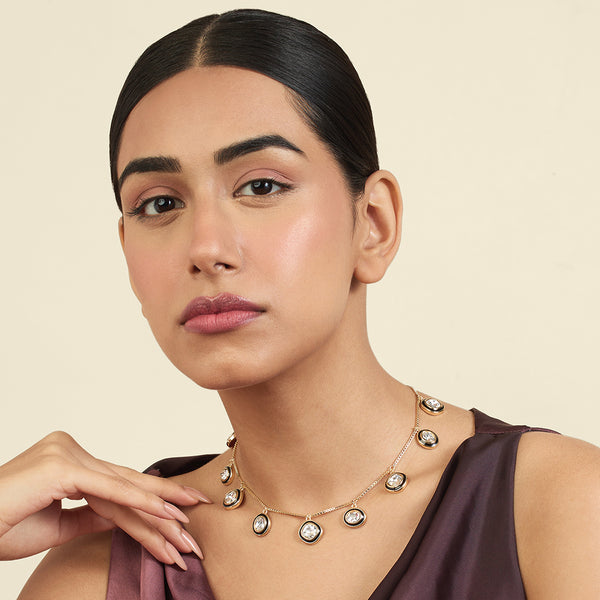 Isharya Aqua Cove Charm Necklace Necklaces