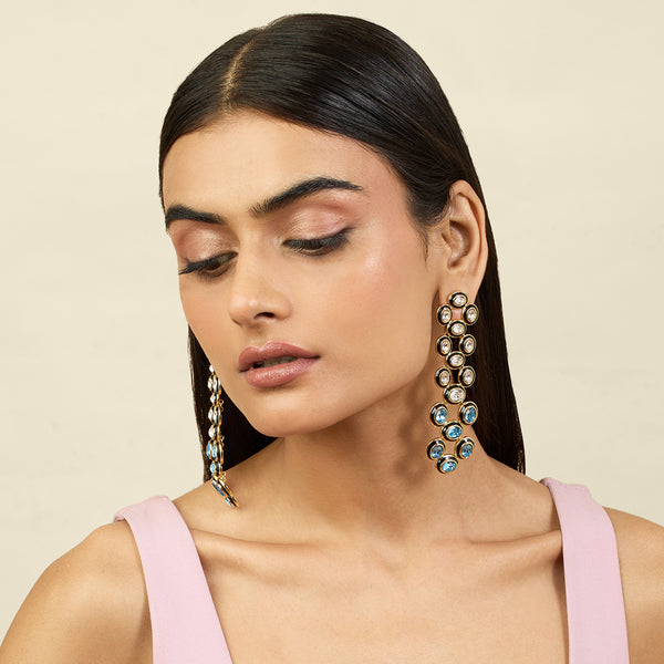 Isharya Aqua Cove Dangler Earrings Earrings