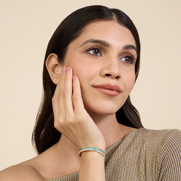 Isharya Azure Disco Cuff Bracelet Bracelets XS