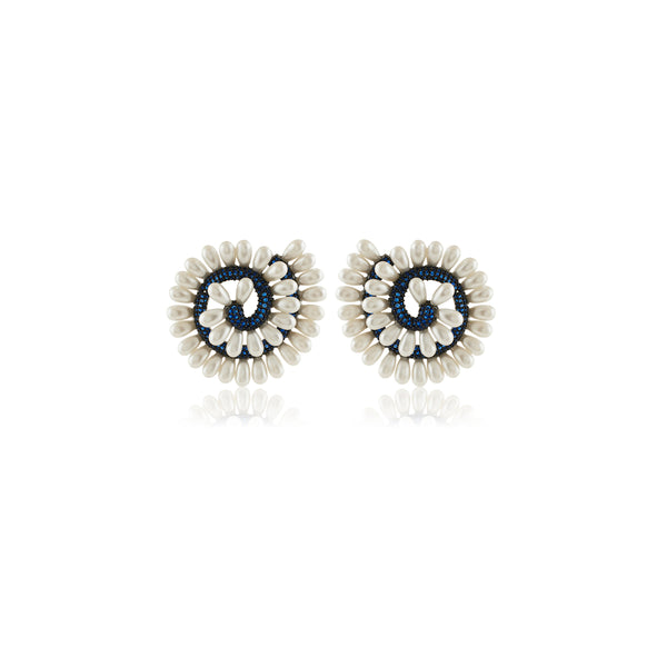Isharya Azure Pearl Stud Earrings Earrings