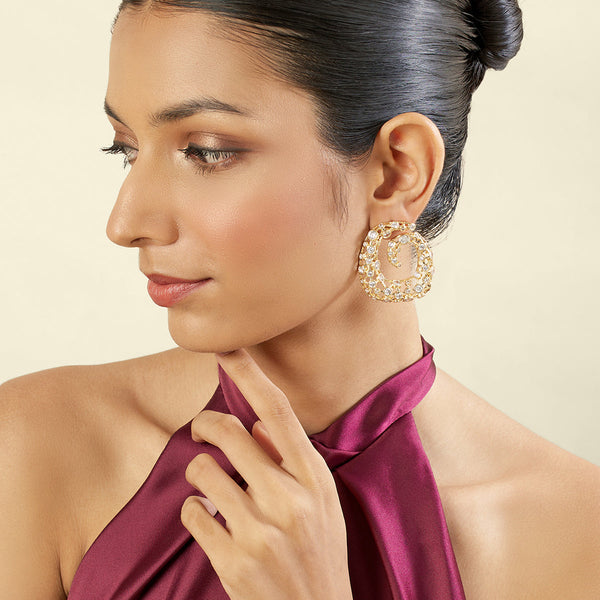 Isharya Barroco Statement Studs Earring