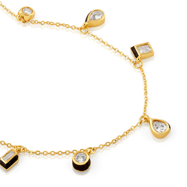 isharya Black Drops Stationed Choker Choker