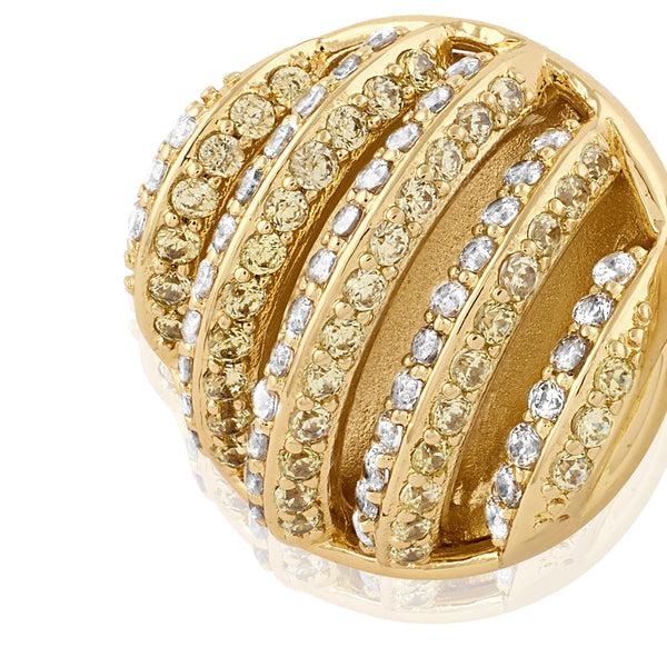 Isharya Bling Button Studs Earrings