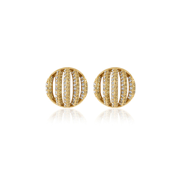 isharya Bling Button Studs Earrings