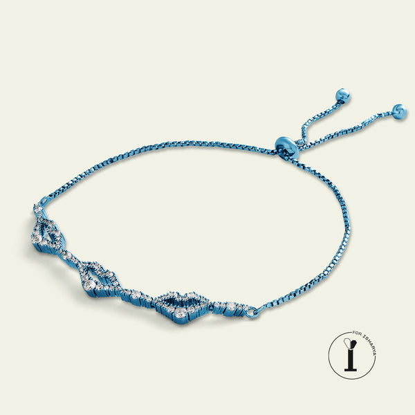 Isharya Blue Lips Bracelet Bracelets
