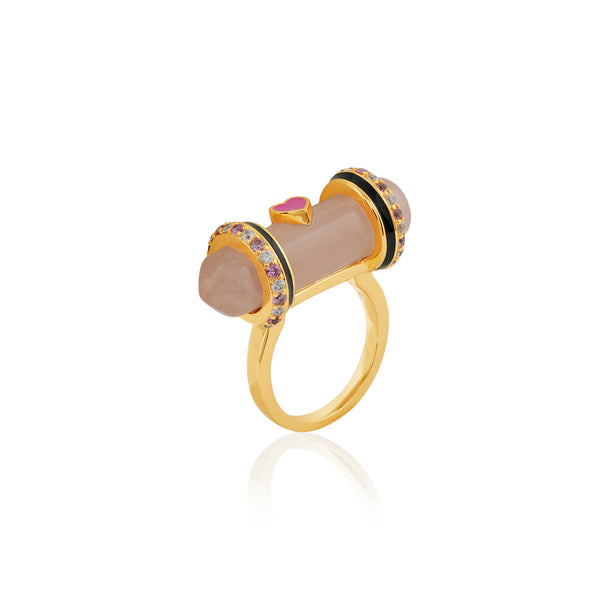 Isharya Blush Aura Amulet Ring Rings 6