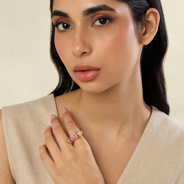 Isharya Blush Aura Amulet Ring Rings 6