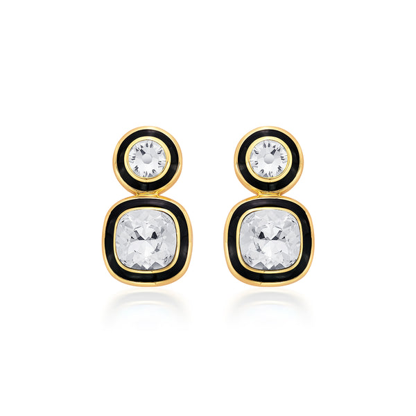 isharya Bougie Drop Earrings Earrings White