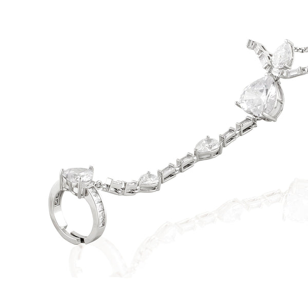 Isharya Celeste Heart Bolo Bracelet Bracelets