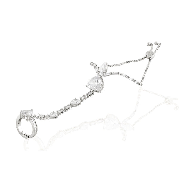 Isharya Celeste Heart Bolo Bracelet Bracelets