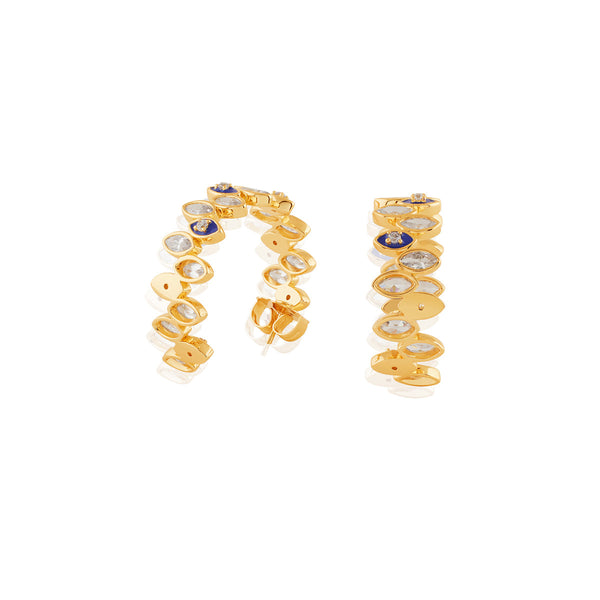 Isharya Celestia Eye Hoops Earrings