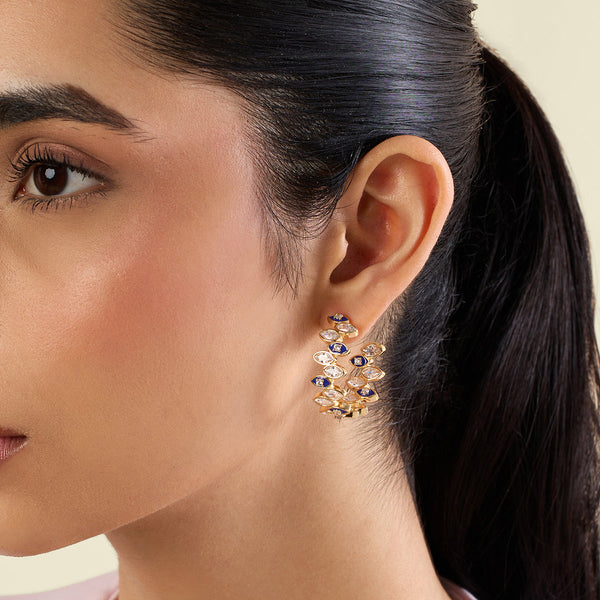 isharya Celestia Eye Hoops Earrings