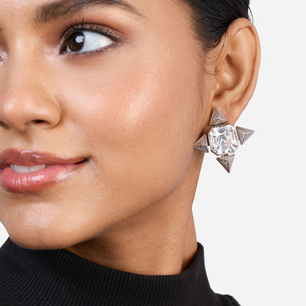 isharya Chrome Star Earrings Earrings