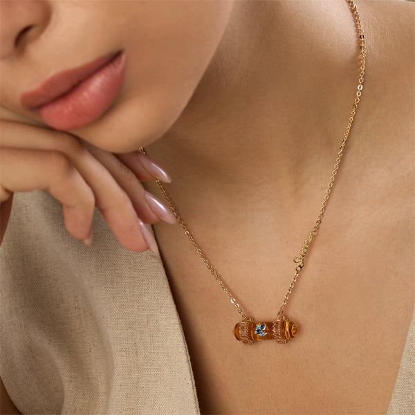 isharya Citrine Pendant Necklace Necklaces